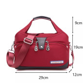 ( Red colour ) Large Capacity Waterproof Anti-theft Fashion 