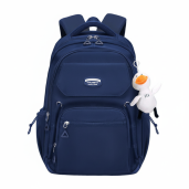 Middle School, High School, and College Students' Schoolbags Stain-Resistant Backpacks (Royel Blue)