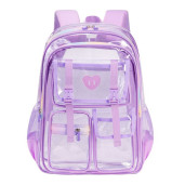 Sesame Baby Transparent Kids Backpack(Purple)