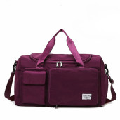 Fashionable Large Capacity Travel & Gym Bag purple
