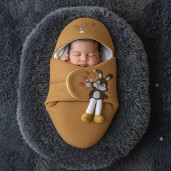 WarmNest Brown Colour Baby Blanket