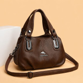 Premium 3-Layer Women’s Handbag (Coffee)