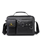 Men's Pu Leather Shoulder Bag (Black shape)