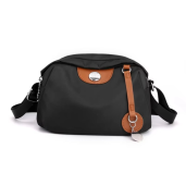 Gelory Casual Travel Waterproof Messenger Bag Trendy(Black)