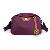 Gelory Casual Travel Waterproof Messenger Bag Trendy(Purple)